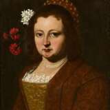 Portrait of a Distinguished Lady with Flowers in her Hair - photo 1