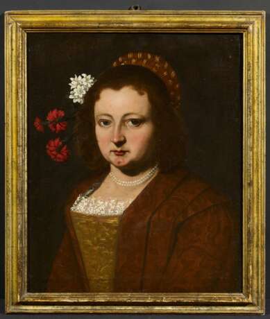 Portrait of a Distinguished Lady with Flowers in her Hair - photo 2