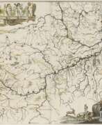Abraham Ortelius. Rhenus Fluviorum Europae Celeberrimus, cum Mosa, Mosella