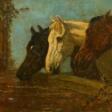 Drei Pferde an der Tränke - Auktionsarchiv