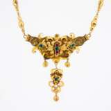 Gemstone set: necklace, earrings and brooch - Foto 6