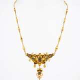 Gemstone set: necklace, earrings and brooch - Foto 7