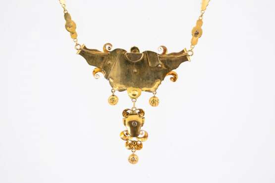 Gemstone set: necklace, earrings and brooch - Foto 8