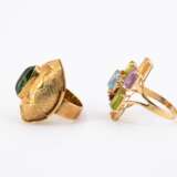 Mixed lot: Two gemstone rings - фото 2