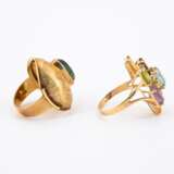Mixed lot: Two gemstone rings - фото 4