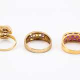 Mixed lot: Two gemstone rings - photo 3