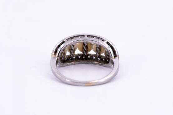 Natural Pearl Diamond Ring - photo 3