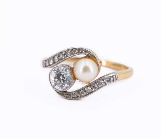 Diamond Pearl Ring - Foto 1