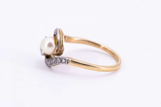 Diamond Pearl Ring - photo 2