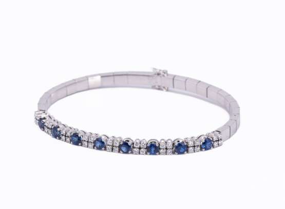Sapphire Diamond Bracelet - photo 1
