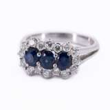 Sapphire Diamond Ring - фото 1