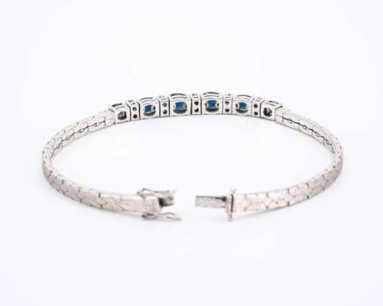 Sapphire Diamond Bracelet - фото 3