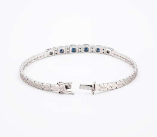 Sapphire Diamond Bracelet - фото 4