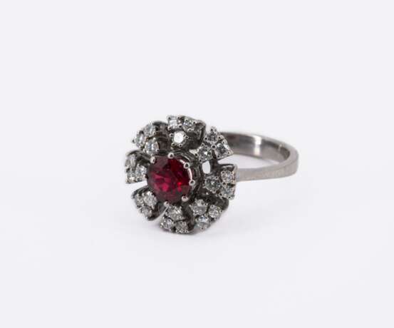 Rubin-Diamant-Ring - photo 1