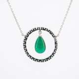 Gemstone-Diamond Pendant Necklace - Foto 2