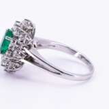 Emerald diamond ring - Foto 2