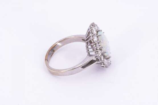 Opal Diamond Ring - photo 2