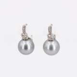 Pearl Diamond Earrings - photo 1