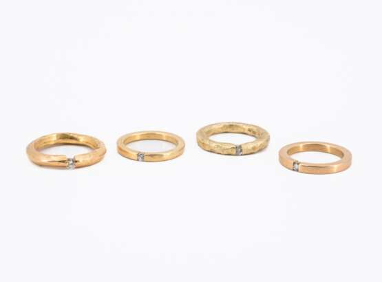 Mixed lot: Four Diamond Rings - Foto 1