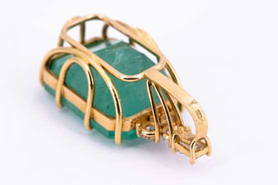 Emerald Diamond Pendant - photo 4