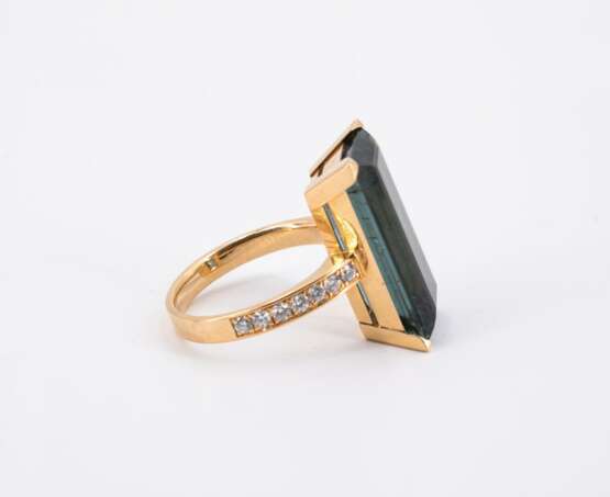 Tourmaline Diamond Ring - photo 4