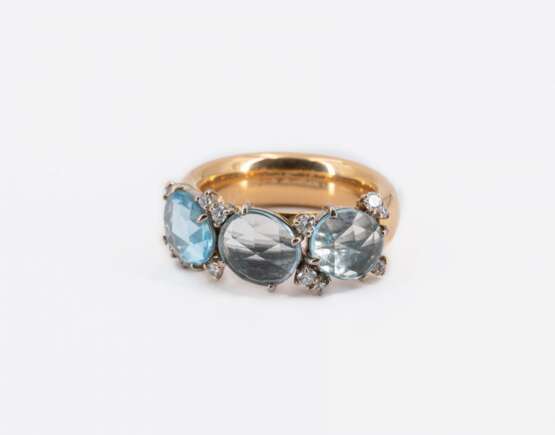 Topaz Diamond Ring - Foto 1