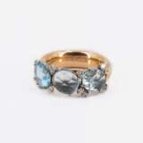 Topaz Diamond Ring - Foto 1