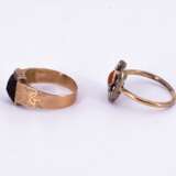 Mixed lot: Four Gemstone-Gold Rings - фото 3