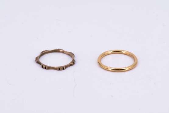 Mixed lot: Four Gemstone-Gold Rings - Foto 8