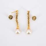 Pearl Diamond Earrings - Foto 3