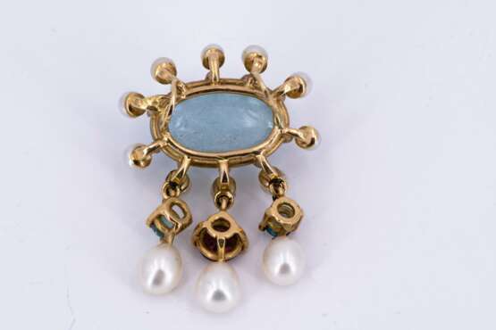 Gemstone Pearl Pendant - photo 3