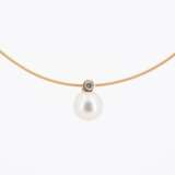 Pearl Diamond Necklace - photo 1