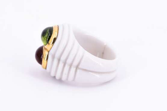 Gemstone Ceramic Ring - photo 2