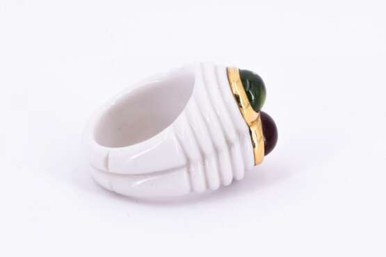 Gemstone Ceramic Ring - photo 4