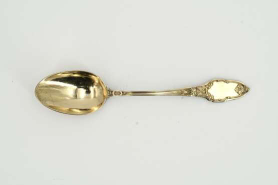 Footed silver bowl with vermeil mounting - photo 11