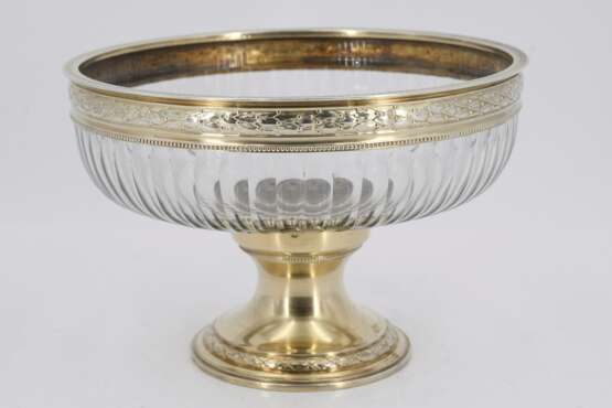 Footed silver bowl with vermeil mounting - photo 12