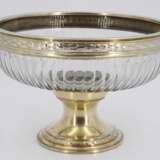 Footed silver bowl with vermeil mounting - Foto 14