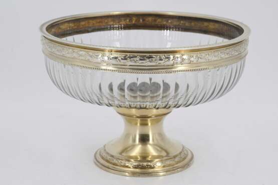 Footed silver bowl with vermeil mounting - photo 15