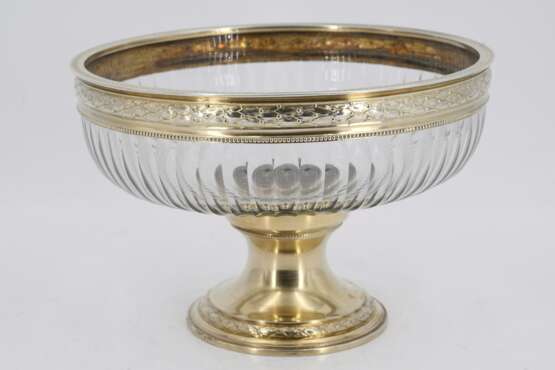 Footed silver bowl with vermeil mounting - photo 16