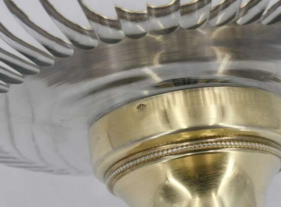 Footed silver bowl with vermeil mounting - Foto 19