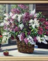 Гамов А. “Сирень в окне”, 1994г.