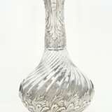 Rococo style silver and glass carafe - фото 5