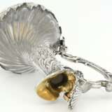 Rococo style silver and glass carafe - Foto 6