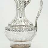 Silver and glass carafe with acanthus décor and engraved vines - Foto 2