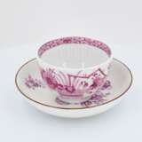 Two cups and saucers with floral décor - photo 3