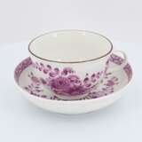 Two cups and saucers with floral décor - photo 12