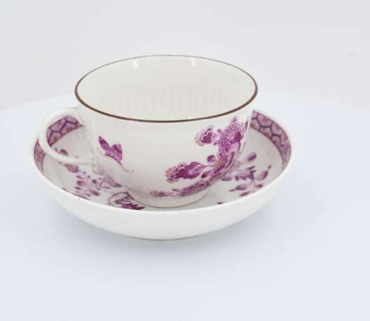 Two cups and saucers with floral décor - Foto 14