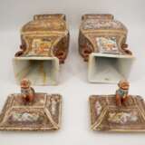Pair of canton-style baluster vases with figural décor - фото 6