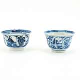 Large set of 70 pieces with blue-white decors - фото 9