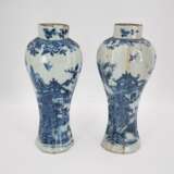 Set of 11 pieces with blue-white decors - фото 8